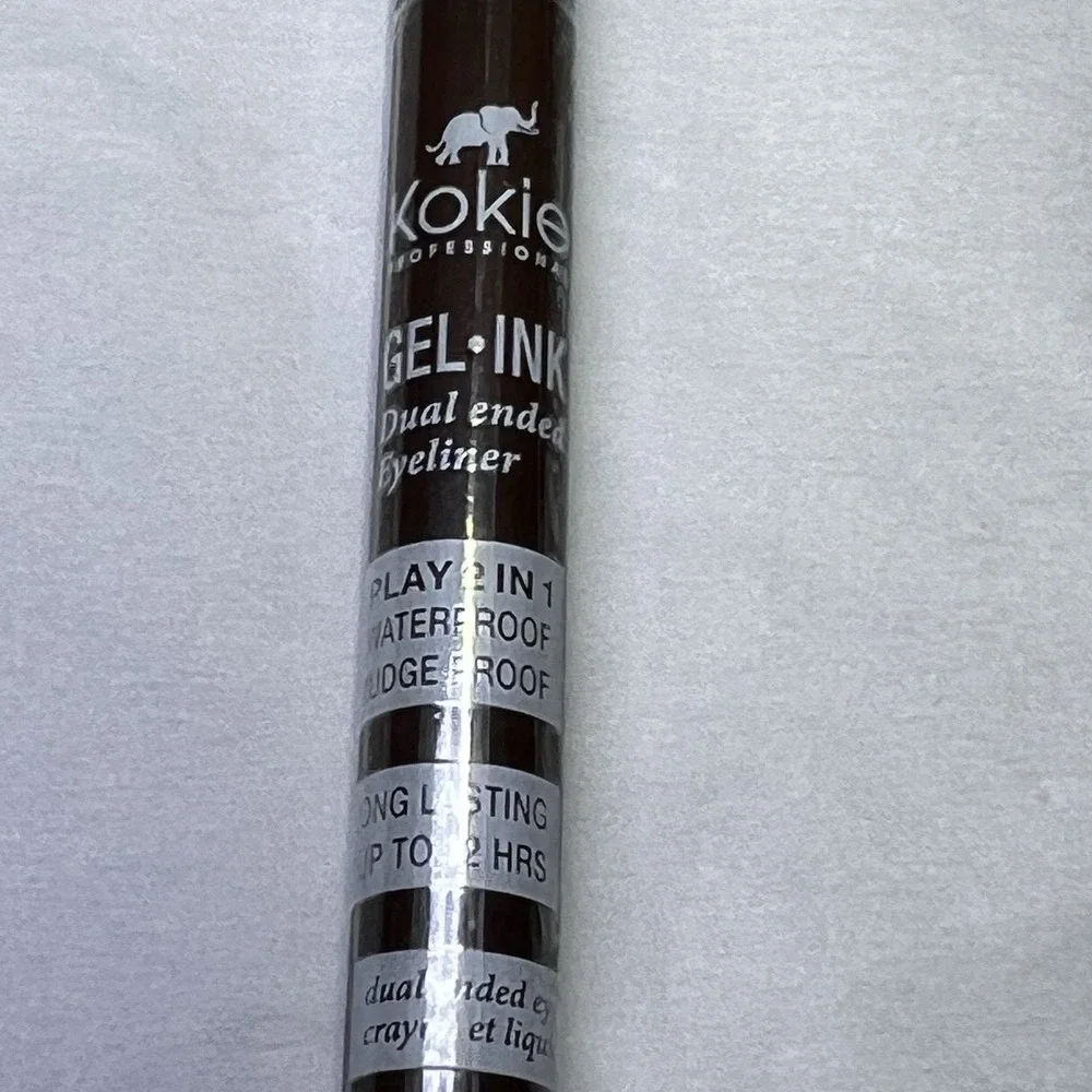 Kokie Professional Gel Ink Dual‎ Ended Eyeliner • Metallic Copper & Matte Brown